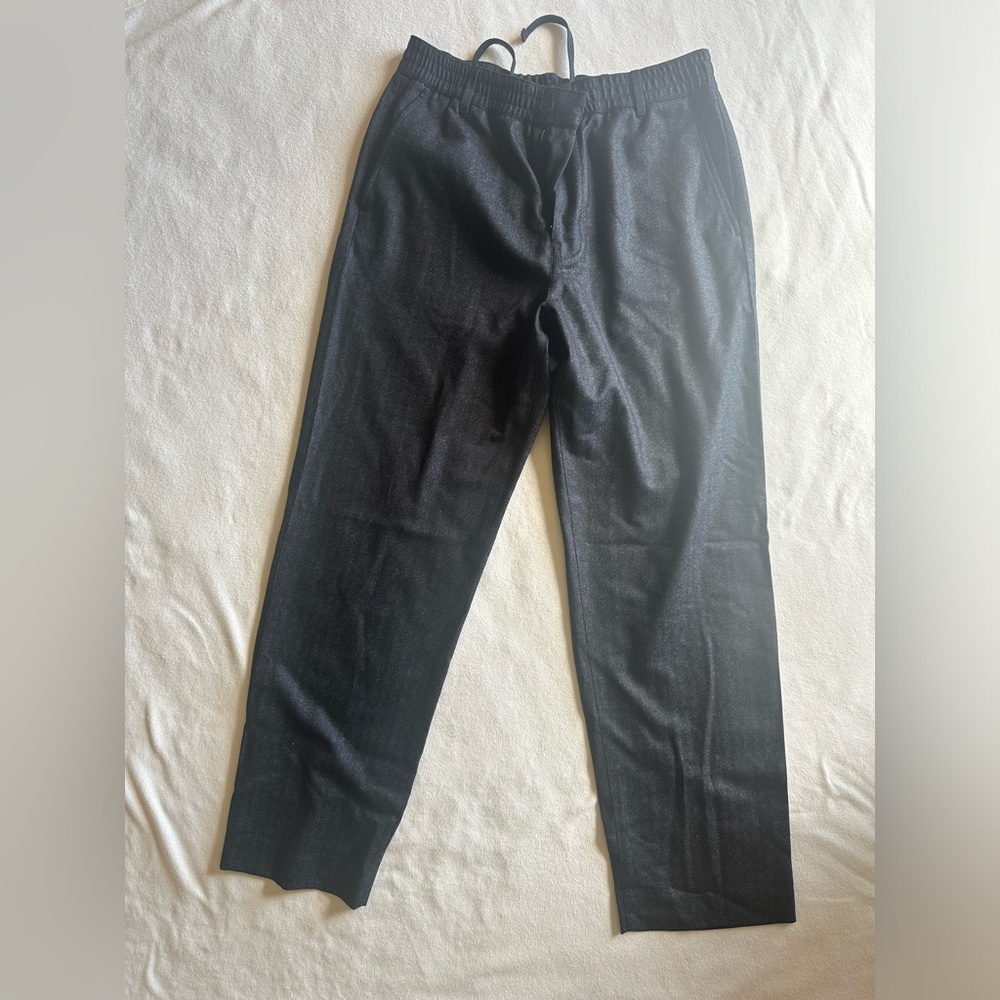 NWT Madewell 100% Wool Charcoal Women’s Trousers - Timeless Straight Fit